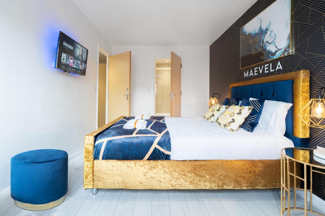 Maevela Apartments - Ultra Lavish Luxury 2 Bed Apartment City Centre - With Balcony - Free Secure Parking - Ps4 & Smart Tv'S Birmingham Exteriér fotografie
